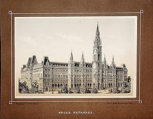 WIEN I, Rathaus, Ansicht ca. 1875 Titel: Neues Rathhaus [aus: Bader: Wien?s Baudenkmale etc]