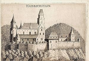 HEIDENREICHSTEIN, ca. 1672 Titel: Hainrichstain aus: Vischer, Georg Matthäus: Topographia Austria...