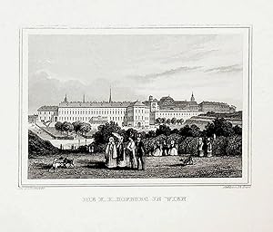 WIEN I, Hofburg, Titel Die K. K. Hofburg in Wien. [aus: Lange: Original Ansichten der historisch ...