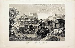 PIESTINGTAL, Ansicht / view ca. 1835 Titel: Das Piestingthal [aus: Schweickhardt v. Sickingen: Sc...