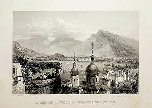 SALZBURG, Titel: Salzbourg-Vue de la terrasse de l'église