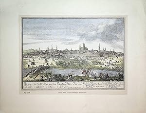 WIEN, Gesamtansicht, nach der Delsenbach Ansicht von 1720