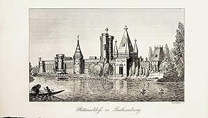 LAXENBURG, Franzensburg Ansicht ca. 1830 Titel: Rittersloß zu Lachsenburg