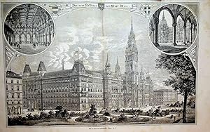 WIEN I, Rathaus, Ansicht ca. 1872