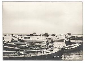 Jaffa. Bootshafen. Original-Fotografie; Silbergelatine-Abzug (1920er Jahre). Bildformat: 12,2 x 1...