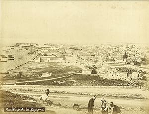 Vue genèrale de Smyrna. Smyrna Stadtansicht. Original Fotografie; Albumin-Abzug (ca. 1898). Bildf...