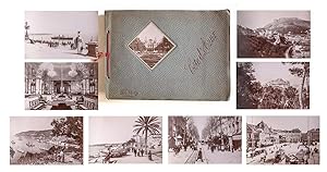 COTE d?AZUR. 24 Original Fotografien (ca. 1890). Auf mittelstarken Karton kaschiert mit umlaufend...