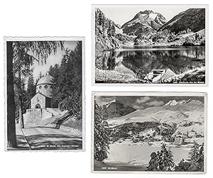 Drei Original-Fotografien auf Ansichtskarten (1924 / 1934 / 1950); Bildformate +/- 9,5 x 14,0 cm....