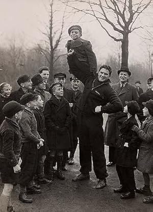 Boxen: BEN FOORD im Training. Original Fotografie. Silbergelatine-Abzug (1938; vor dem Kampf gege...