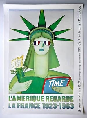 l`Amerique Regarde La France 1923 - 1983. (Exposition, 19 janvier - 7 mars 1985) Centre Georges P...