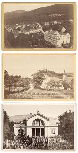 BADENWEILER, Markgräflerland. 3 Original-Fotografien. Albumin-Abzüge (1881). Bildformate +/- 9,5 ...