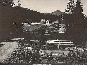 Arosa. Partie am unteren See. Original Fotografie. Silbergelatine-Abzug (ca. 1900). Bildformat: 1...