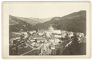 Ansicht von St. BLASIEN im Schwarzwald. Original-Fotografie. Albumin-Abzug (1881). Bildformat: 9,...