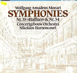 LP Wolfgang Amadeus Mozart - Symphonie Nr. 35 "Haffner & Nr. 34