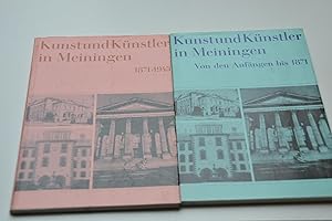 Kunst und Künstler in Meiningen 1871 - 1945 - 2 Bücher