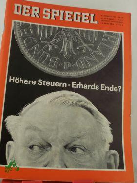 45/1966, Höhere Steuern, Erhards Ende