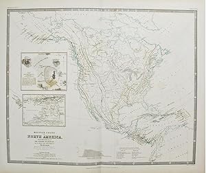 The Mountain Chains in North America with Humboldt's plan of the Volacanop of Jurillo and and ela...