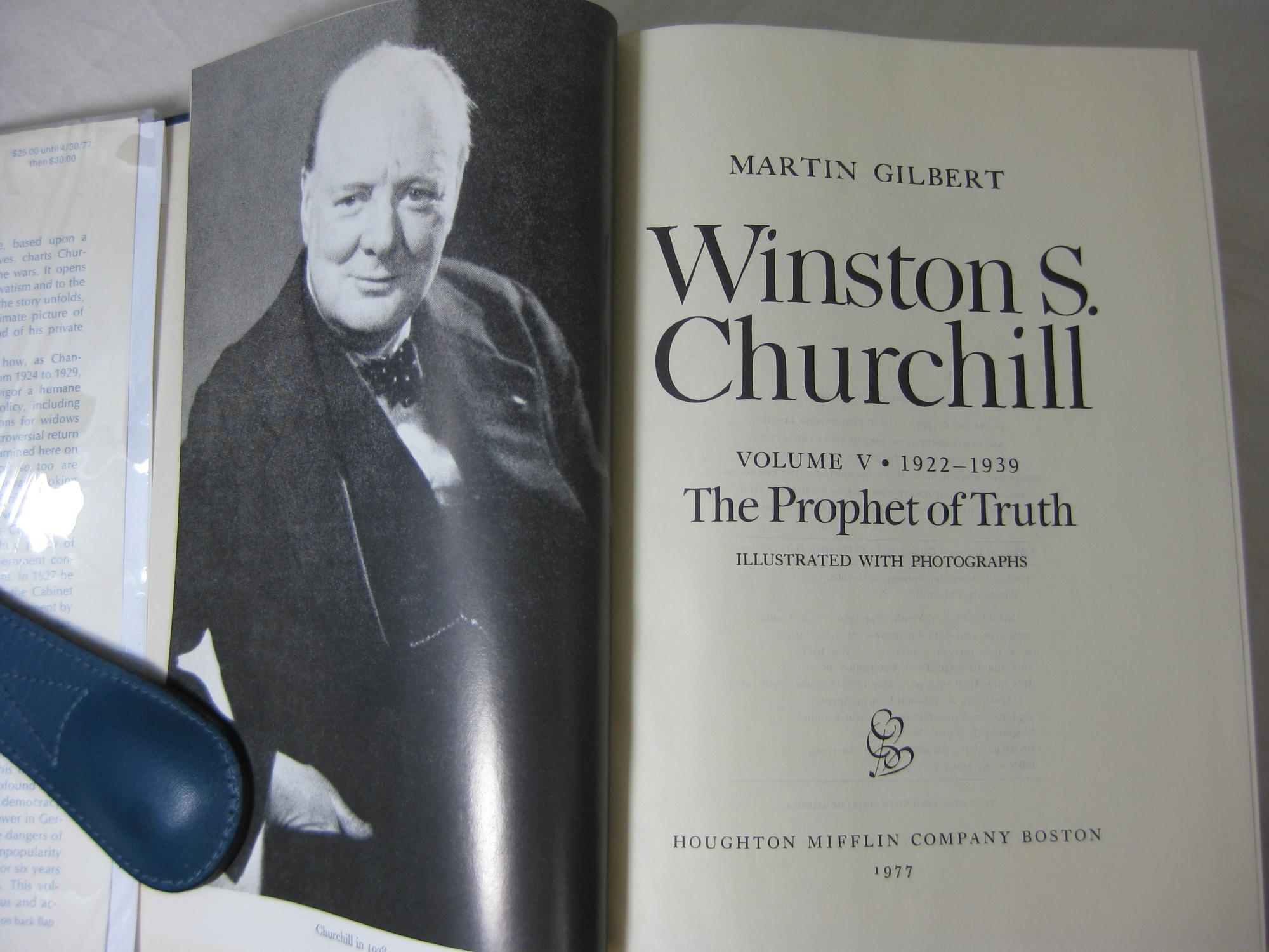 Winston S Churchill Volume 5: The Prophet of Truth 1922-1939