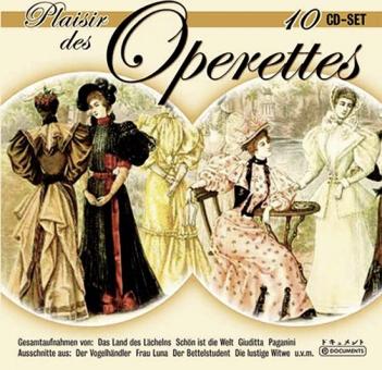 Plaisir des Operettes. - 10 CD-Set. Hamburg 2005.