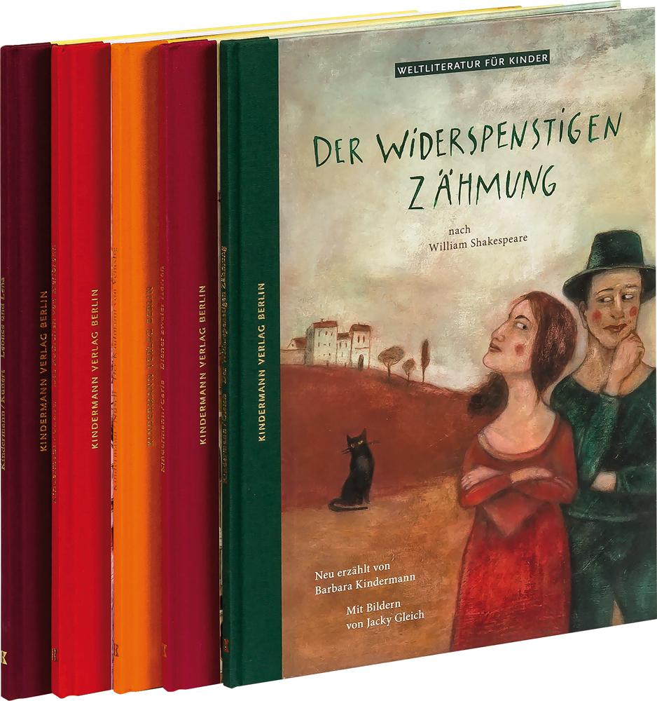 Illustrierte Weltliteratur für Kinder. 5 Bände im Paket. - Verschiedene Autoren. Berlin 2006-2014.