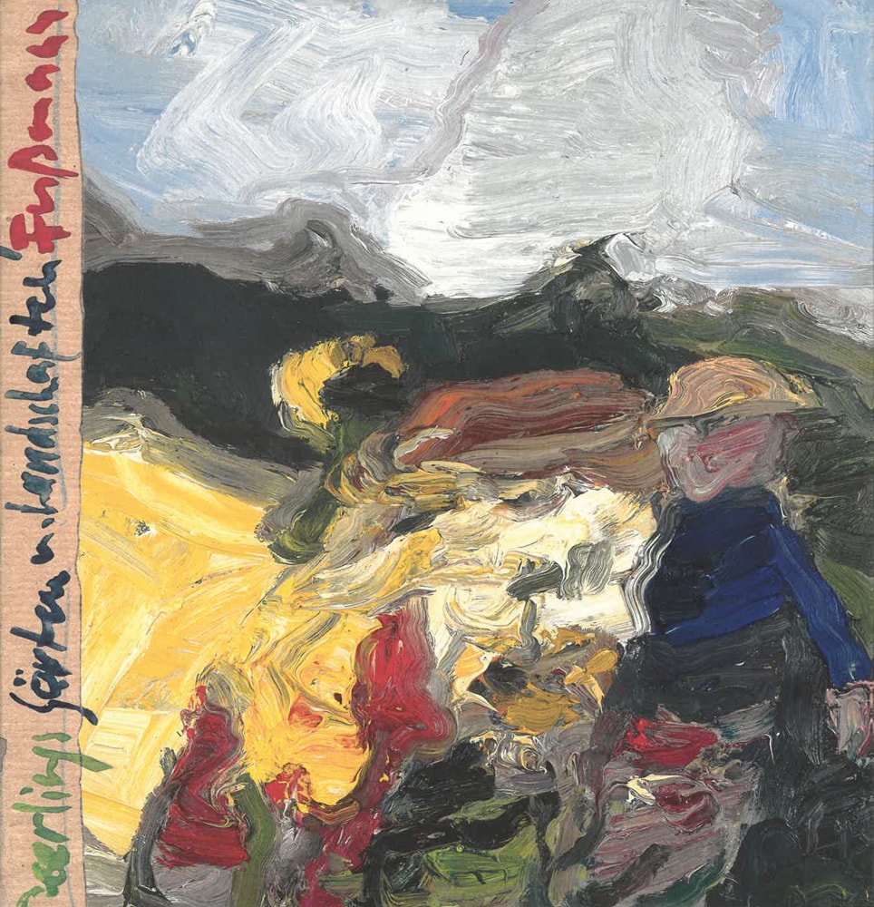Klaus Fußmann. Gärten und Landschaften. Signierte Ausgabe. - Mit Texten von Klaus Fußmann und Gedichten von Sarah Kirsch, Robert Gernhardt und Günter Kunert. Krefeld u. a. O. 2000.