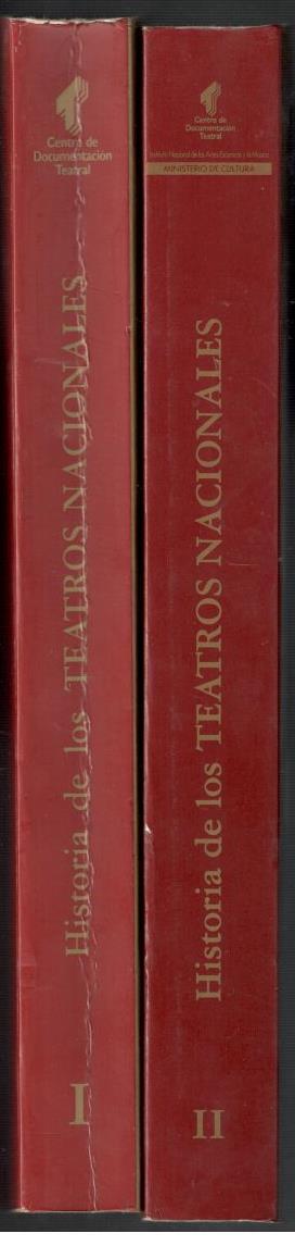 HISTORIA DE LOS TEATROS NACIONALES, 1939-1962 2 VOLS. - VV.AA.; ANDRÃ‰S PELÃEZ, (DIRECCIÃ“N); FERNANDA ANDURA, (COORDINACIÃ“N); LUIS FELIPE HIGUERAS, (DOCUMENTACIÃ“N); SALOMO SANZ, (MAQUETACION); SARABIA, (DISEÃ‘O CUBIERTA)