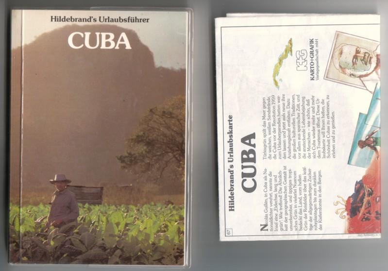 Cuba ( Kuba). Hildebrand's Urlaubsführer mit Urlaubskarte