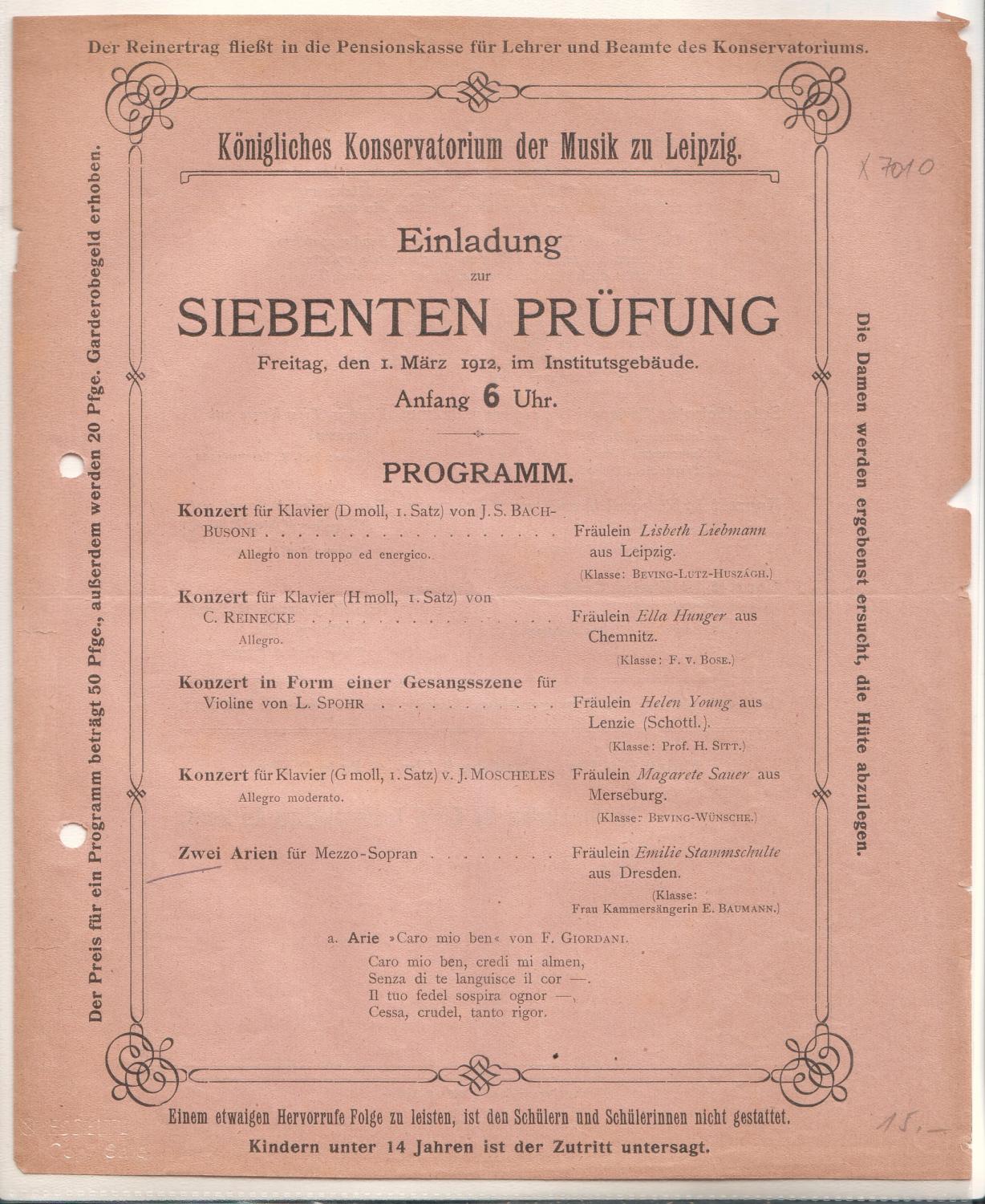 Hochschullehrer datiert Schüler