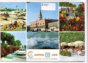 Ansichtskarte Postkarte Camping, Campingplatz NSU LIDO, Cavallino, Venezia, Venedig, Italien - Mo...