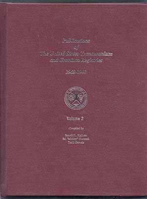 Publications of the United States Transuranium and Uranium Registries 1968-1993. Volume II (2): A...
