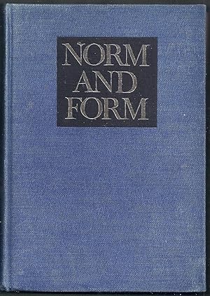 Norm and Form. Studies in the Art of the Renaissance