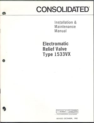 Dresser Consolidated Installation And Maintenance Manual
