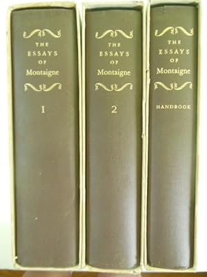 The Essays of Marcel Montaigne (Three Volumes in Slipcases Plus SANDGLASS)