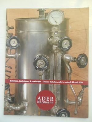 Sciences Techniques & Curiosités (Auction Catalog Ader Nordmann 2014)