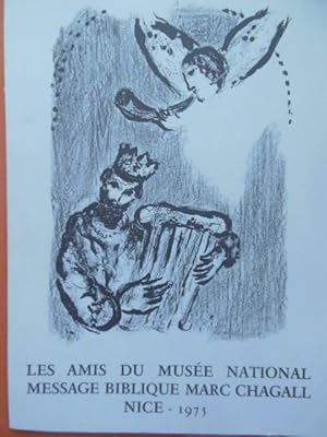 Les Amis Du Musee National Massage Biblique Marc Chagall Nice 1975