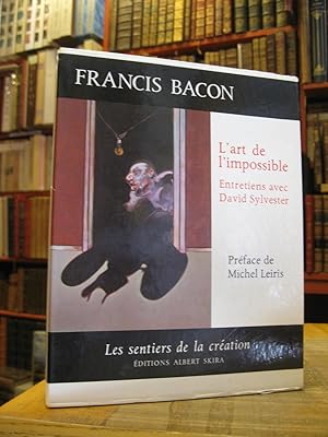 L'ART DE L'IMPOSSIBLE. Entretiens avec David Sylvester