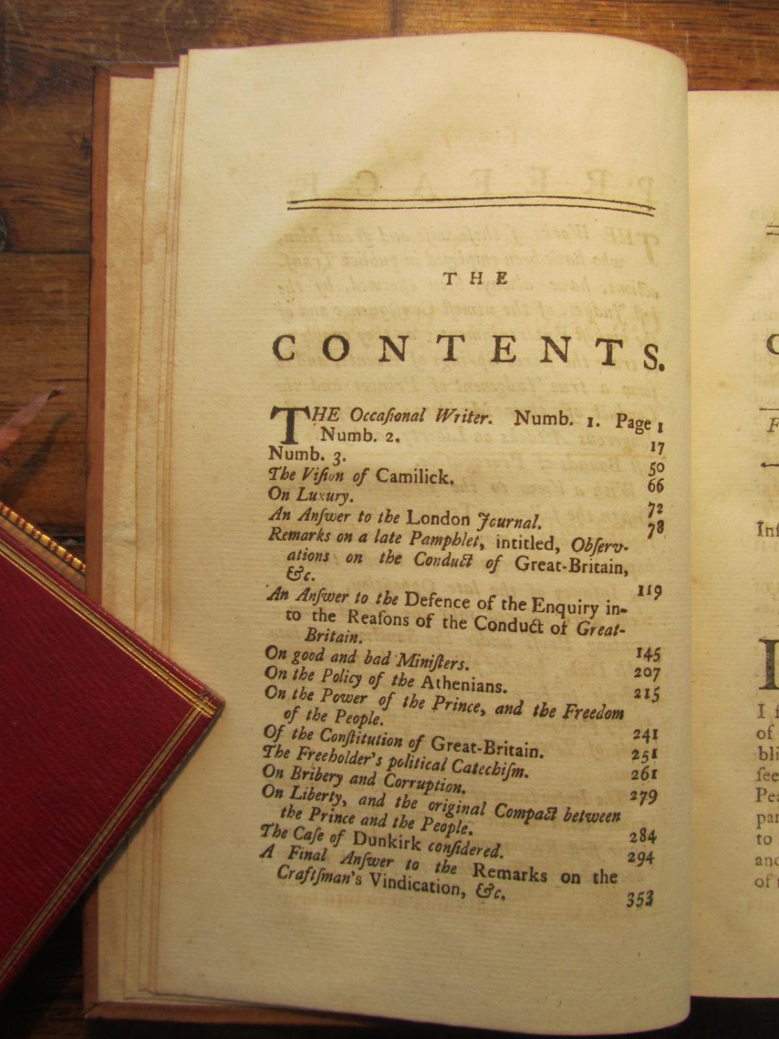 Bolingbroke a dissertation upon parties 1733