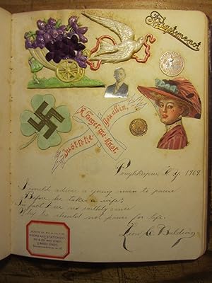 Album Amicorum. Autograph and Stamp Photo Album.