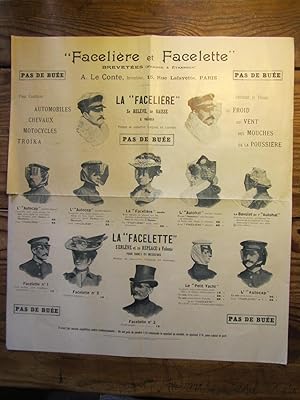 "Facelière et Facelette" brevetées, (France et Etranger).