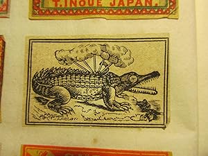 - [ Japanese Matchbox Label Album ]. Album d' étiquettes de boîtes d' allumettes japonaises.