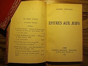 Epîtres aux Juifs.