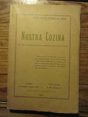 Nostra Cozina. (Per far la seguida a las autras obras de l' autor sul terraire).