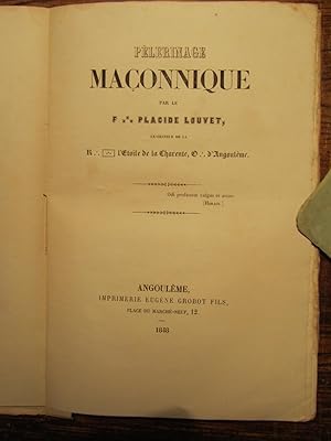 Pèlerinage maçonnique.