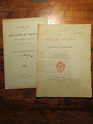 ( Deux titres du même auteur, sur le même sujet ). 1. : Les anciens Orgues de la Cathédrale d' An...