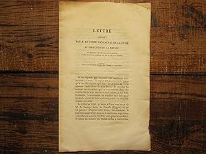 ( Egypte , Soudan, Nil ). Lettre adressée par M. le comte d' Escayrac de Lauture au rédacteur de ...