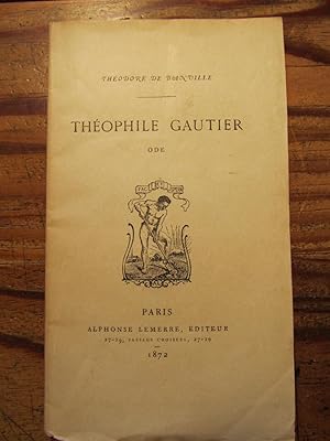 Théophile Gautier. Ode.