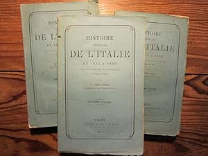 Histoire générale de l' Italie de 1815 à 1850, avec des notes sur les évènements de 1859 et 1860.