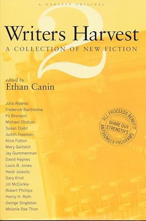 Writers Harvest No. 2 A Collection of New Fiction