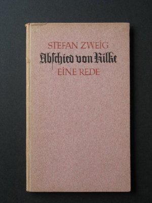 Abschied von Rilke. Eine Rede