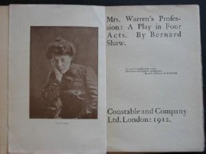 Mrs Warren's Profession. A Play